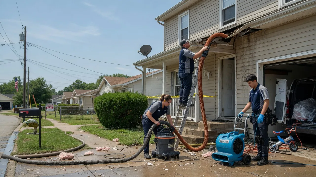 Water Damage Restoration in New Baden, IL near me
